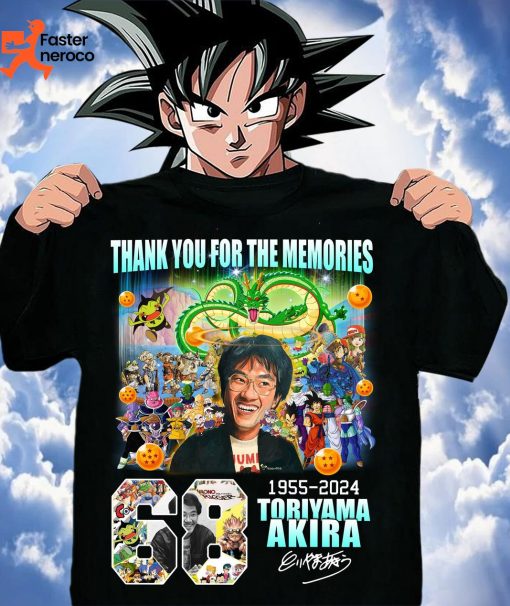 Thank You For The Memories 1955-2024 Toriyama Akira Signature T-Shirt