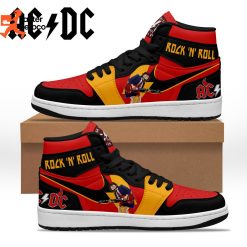 AC DC Rock And Roll Design Air Jordan 1 High Top