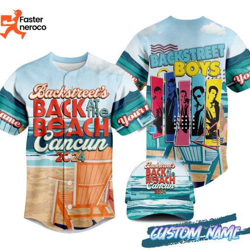Backstreet Boys Back At The Beach Cancun 2024 Baseball Jersey