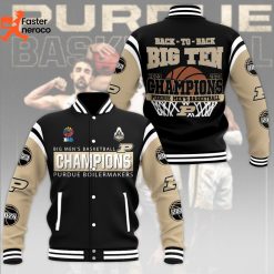 Big Men Basketball Champions Purdue Boilermakers Back To Back Baseball Jacket