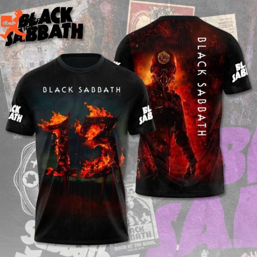Black Sabbath 13 Studio Design 3D T-Shirt