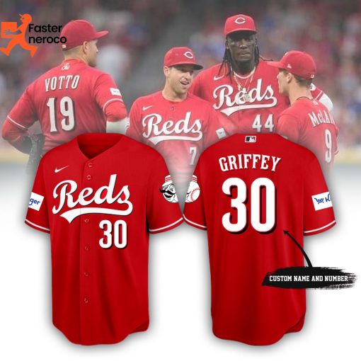 Cincinnati Reds Ken Griffey Jr 30 Baseball Jersey
