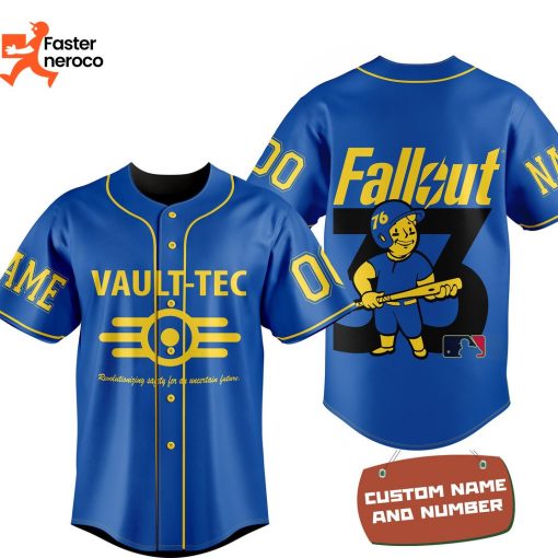 Fallout Vault-Tec Revolutionizing Safety For An Uncertain Future Baseball Jersey