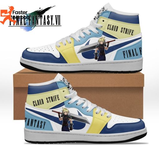 Final Fantasy VII Cloud Strife Air Jordan 1 High Top