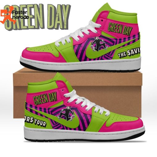 Green Day The Saviors Tour Air Jordan 1 High Top