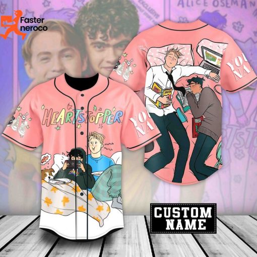 Heartstopper Custom Name Baseball Jersey
