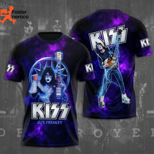 KISS Ace Frehley Design 3D T-Shirt