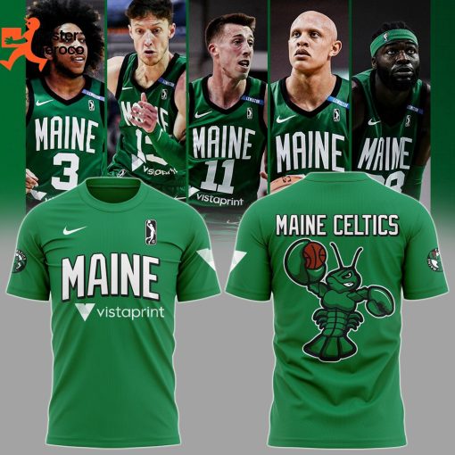 NBA G League Maine Celtics Basketball 3D T-Shirt