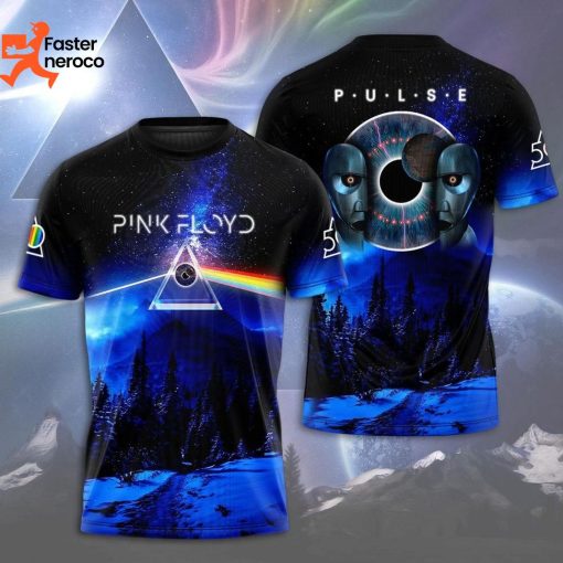Pulse Pink Floyd Design 3D T-Shirt