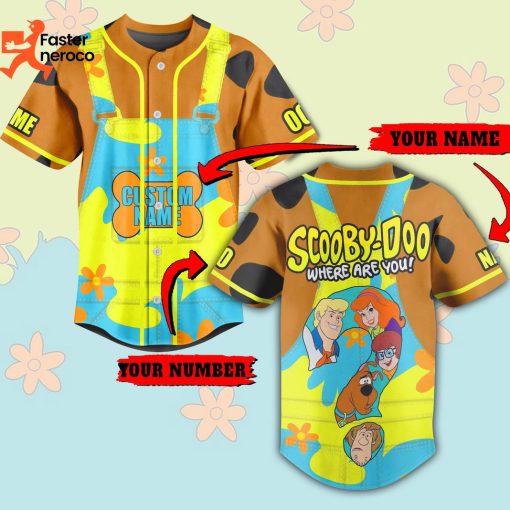 Scooby-Doo Where Are You Baseball Jersey