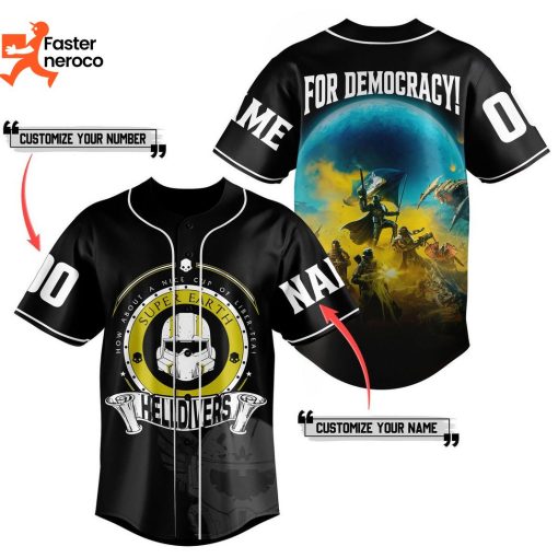 Super Earth – Helldivers For Democracy Baseball Jersey