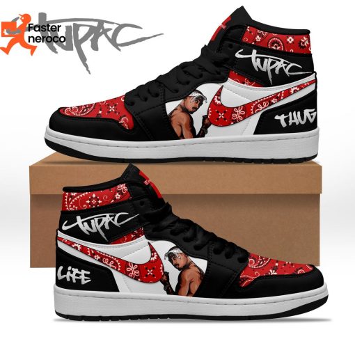 Tupac Thug Life Design Air Jordan 1 High Top