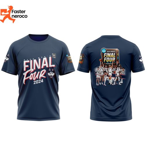 UCONN Huskies Mens Basketball Final Four 3D T-Shirt