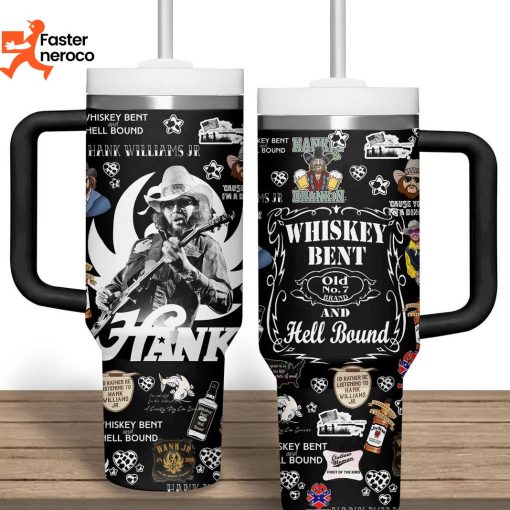 Whiskey Bent and Hell Bound Hank Williams Jr Tumbler