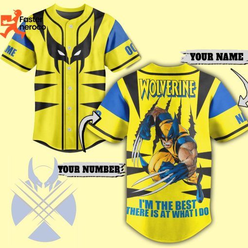 Wolverine Im The Best There Is At What I Do Baseball Jersey