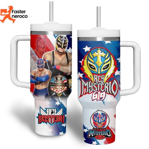 WWE Rey Mysterio 619 Tumbler With Handle And Straw