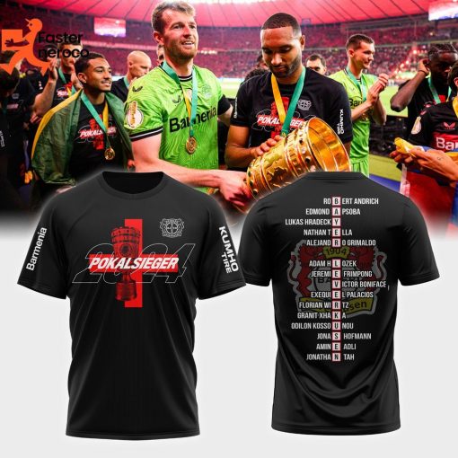 DFB-Pokal  Bayer 04 Leverkusen Champions 3D T-Shirt