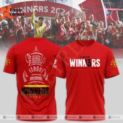 FA Cup Winners 2024 13 Times Manchester United 3D T-Shirt