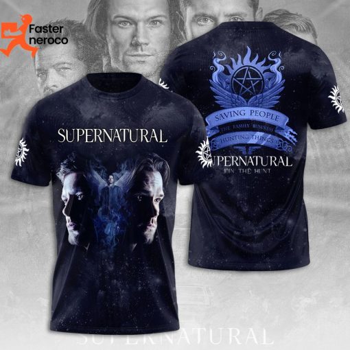 Join The Hunt Supernatural Design 3D T-Shirt