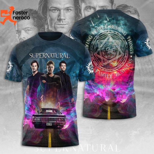 Saving People Hunting Things Supernatural 3D T-Shirt