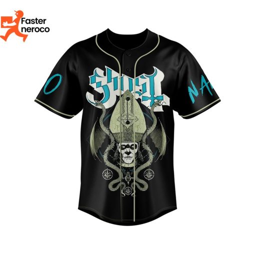 The Wold Is On Fine And You Are Here To Stay And Burn With Me Ghost Baseball Jersey