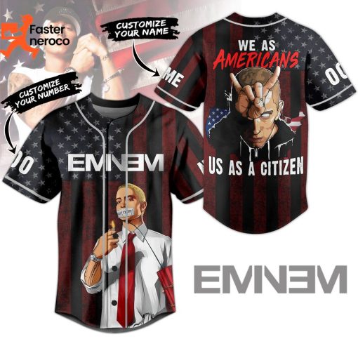 We As Americans Us As A Citizen Eminem Baseball Jersey
