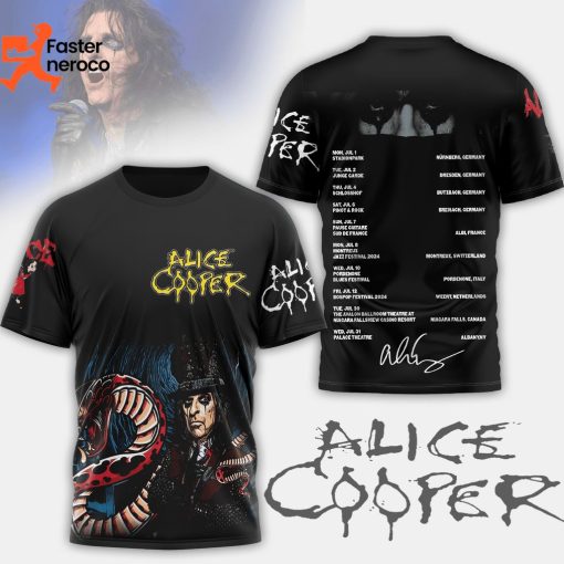 Alice Cooper Signature 3D T-Shirt