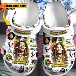 Bob Marley One Love Custom Name Crocs