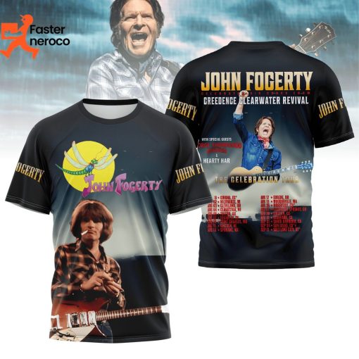 Celebrate His Songs Tour John Fogerty Design 3D T-Shirt