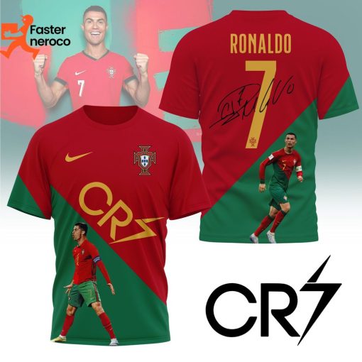 Cristiano Ronaldo Signature Design 3D T-Shirt