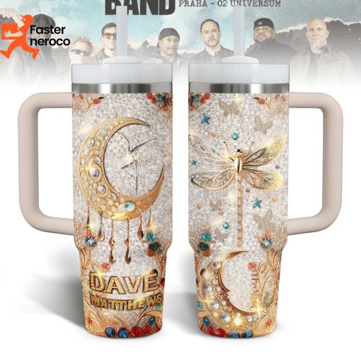 Dave Matthews Band Logo Design Tumbler With Handle And Straw