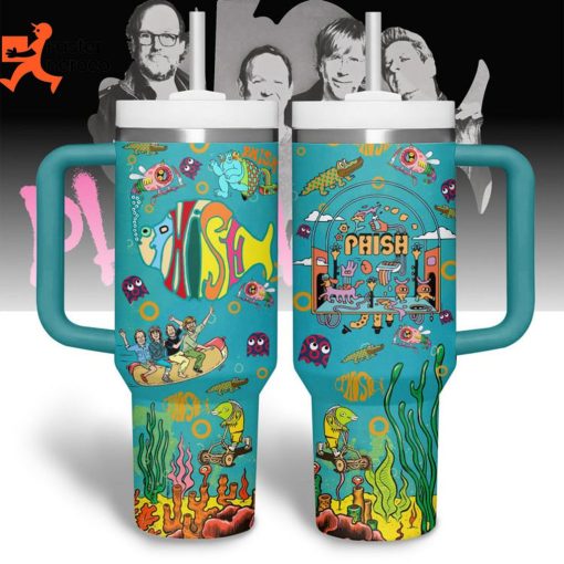 Phish Tumbler With Handle And Straw