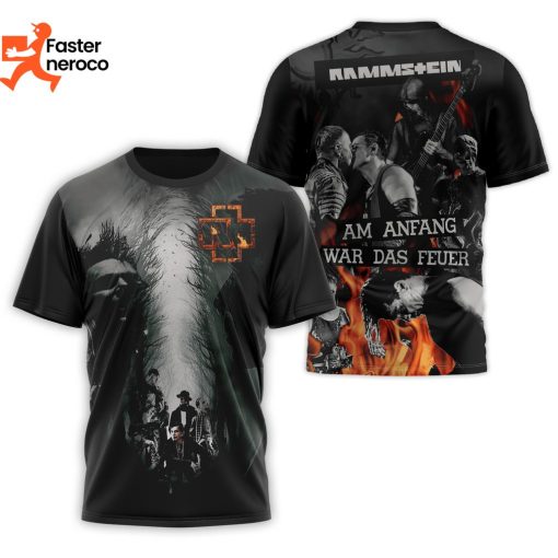 Rammstein Am Anfang War Das Feuer Design 3D T-Shirt