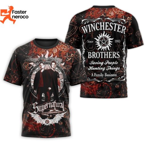 Supernatural – Winchester Brothers 3D T-Shirt