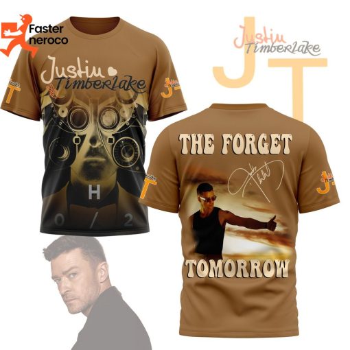 Justin Timberlake The Forget Tomorrow World Tour Signature 3D T-Shirt