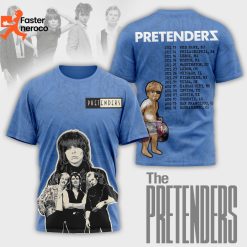 The Pretenders Rock Band Design 3D T-Shirt