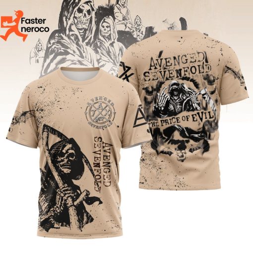 The Price Of Evil  Avenged Sevenfold 3D T-Shirt