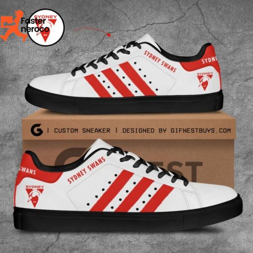 2024 AFL Team Sydney Swans Black Stan Smith Shoes