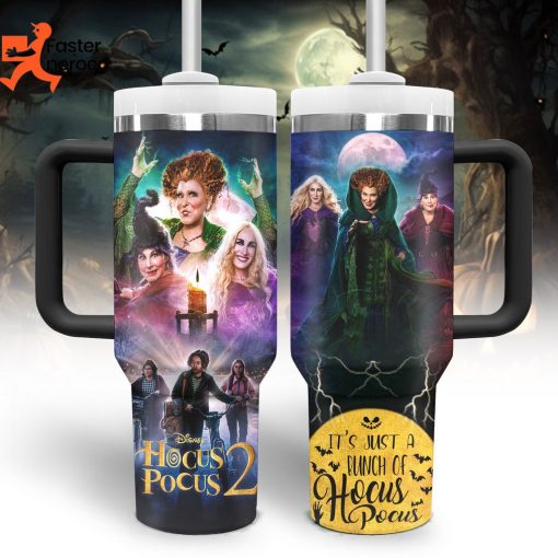 2024 Hocus Pocus 2 Tumbler With Handle And Straw