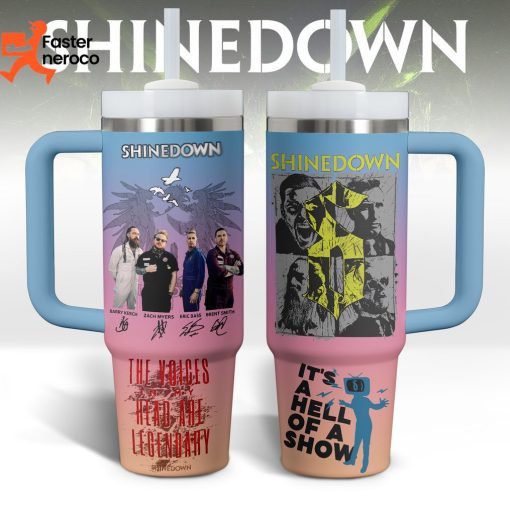 2024 Shinedown The Voices In My Head Are Legendary Signature Tumbler With Handle And Straw