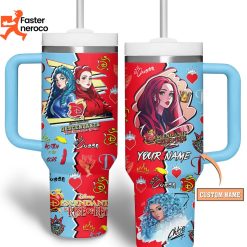 Descendants The Rise Of Red Tumbler With Handle And Straw