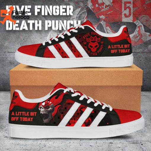 Im A Little Bit Off Today Five Finger Death Punch Stan Smith Shoes – White