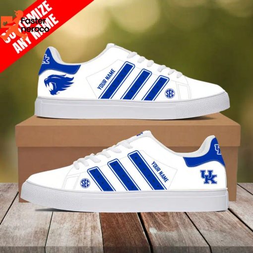 Kentucky Wildcats SEC Stan Smith Shoes – White