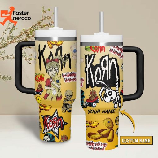 Korn Tumbler With Handle And Straw