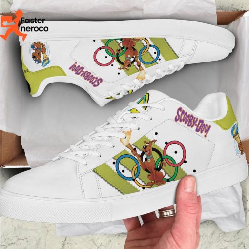 Scooby-Doo Olympic Paris Summer Game Stan Smith Shoes – White