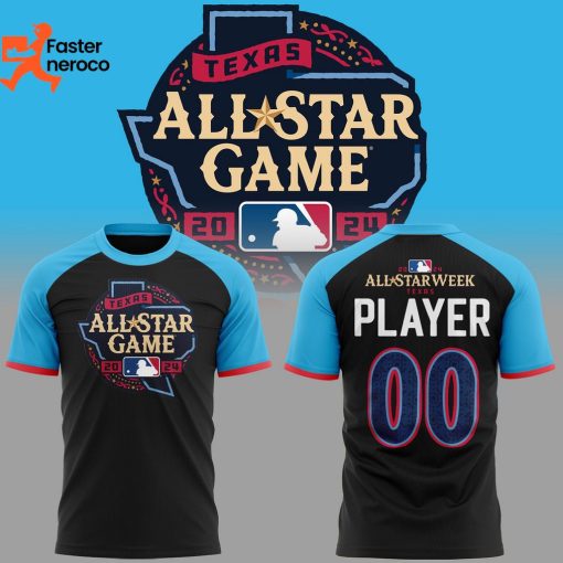 Texas All Star Game 2024 MLB Personalized 3D T-Shirt