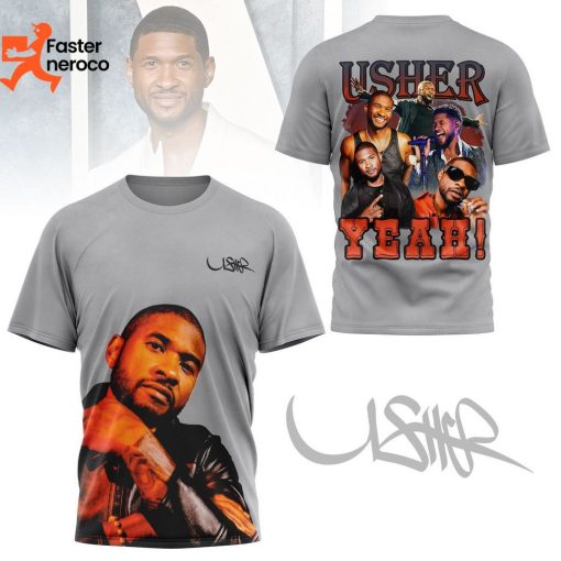 Usher Yeah Design 3D T-Shirt