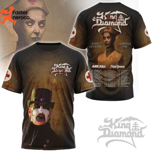 2024 King Diamond Overkill Night Demon 3D T-Shirt