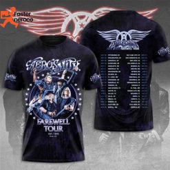 Aerosmith Farewell Tour 2024-2025 3D T-Shirt