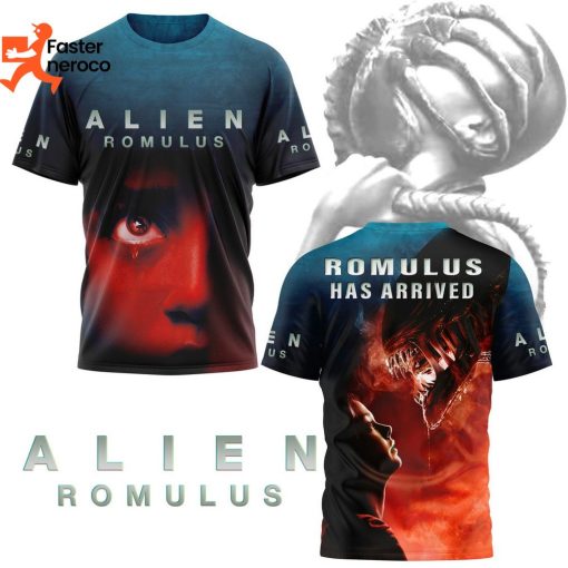 Alien Romulus Has Arrived Design 3D T-Shirt